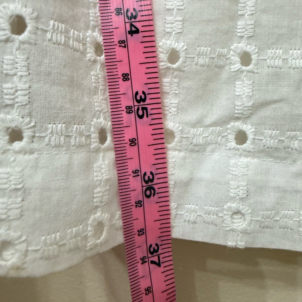 Anthropologie / XS / Eyelet Broderie Lace Dress / Beach, Cottage, Coastal, Boho - Picture 10 of 11